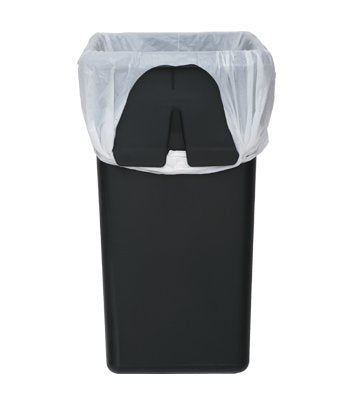 Simplehuman 10 Liter / 2.6 Gallon Bathroom Slim Profile Trash Can, Brushed Stainless Steel With Plastic Lid